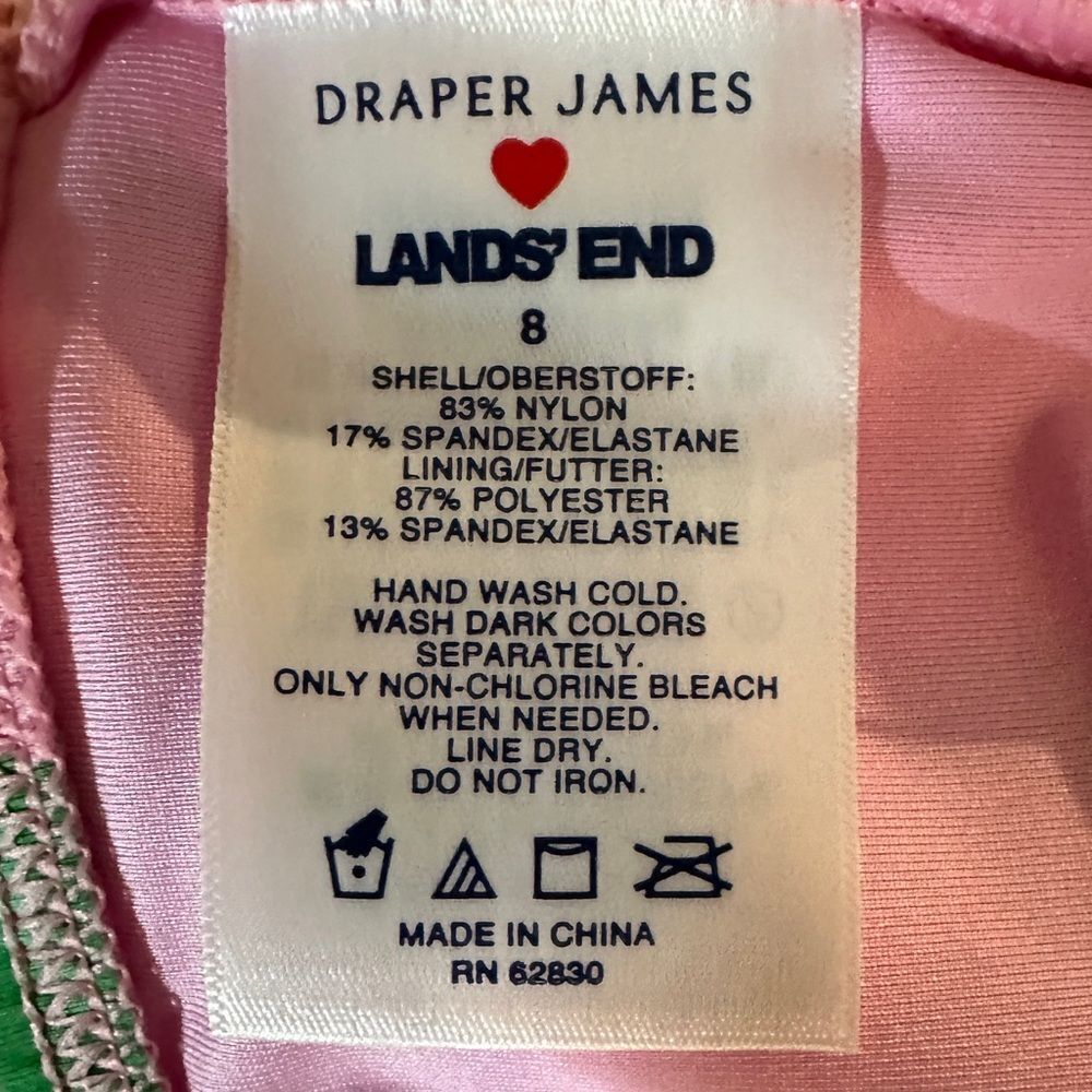 Draper James x Lands' End Mid Waist Bikini Bottom Size 8 • NEW WITH TAGS• - Picture 7 of 11